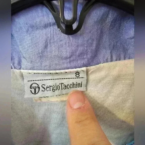 Sergio Tacchini Vintage Jacket Size 8 - Picture 3 of 5